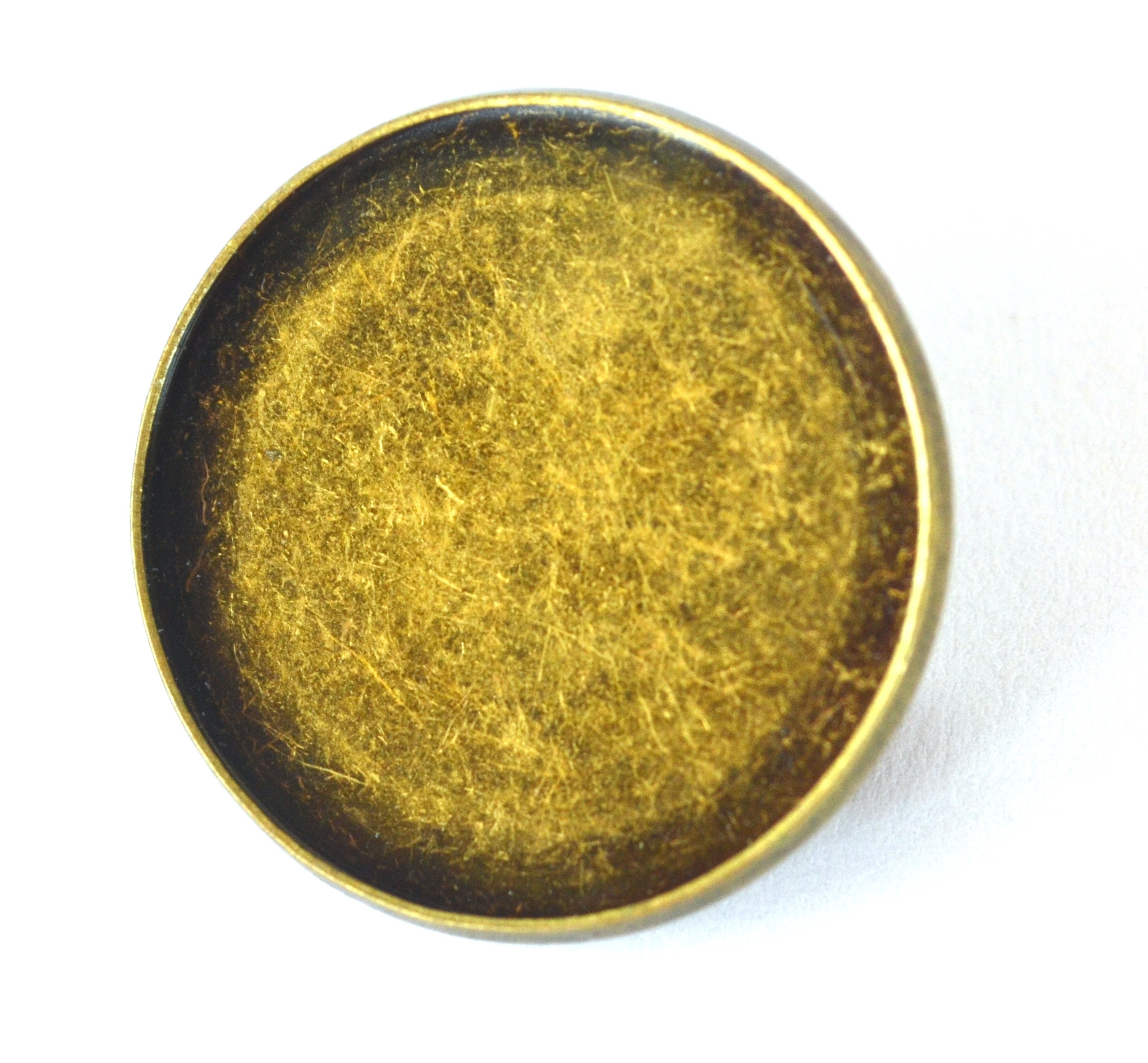 Brošňa kruh 23 mm, starobronzová farba, II. trieda