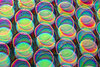 Sklo dichroické - farba mix balónov farebné odlesky